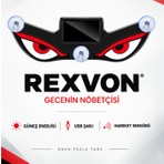 Solar Devil Eyes Güneş Enerjili Şeytan Göz LED Araç Cam Işığı Vantuzlu Hareket Sensörlü Type-C