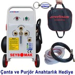 Seybomak Havalı Petek Temizleme ve Kanal Açma Makinesi 24 Litre Çift Yönlü 2 Hp