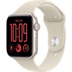 Apple Watch Se 3 Gps, 40 mm Yıldız Işığı Alüminyum Kasa ve Kum Beji Spor Kordon - S/m