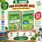 Arı 📚 8. Sınıf Fen Bilimleri Atölyem + Defterim 2'li Set