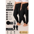 Medament 2’li Kışlık Şardonlu Içlik Tayt – Büyük Beden