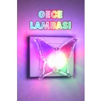 Telvesse Rgb Gece Lambası Kelebek Tip Koridor Hol Işığı Uyuma Işığı Renkli Işık Beyaz GC15