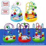 Circle Toys Ahşap Küçük Telli Koordinasyon Oyunu 1 Adet – Montessori Eğitici El Göz Koordinasyonu ve Ince Motor Beceri Oyuncağı