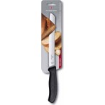 Victorinox 21cm Siyah Ekmek Bıçağı, Blisterli Paket 6.8633.21B
