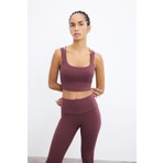 DeFacto Orta Destekli Bisiklet Yaka Çift Askılı Crop Sporcu Bra H5317AX26AU