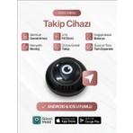 Gözcü Mobil Mega Takip Cihazı Ios Android Uyumlu Motor Araç Taşıt Gps Cihazı IP68 Su Geçirmez Akıllı Takibi (5-10 Dakika Aralıklı Sinyal Alır)
