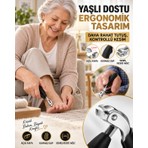 Shenzhen Paslanmaz Çelik Ergonomik Tırnak Makası 1 Parça Geniş Açılı Kaymaz Sap ile Yaşlılar İçin