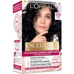 L'Oréal Paris Excellence Creme 200 Yoğun Siyah Saç Boyası 192 ml 3 Adet
