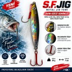 S.F. Jig Sardin2 29GR - Sahte Yem Kaşık Rapala - Levrek, Palamut, Lüfer, Çinekop, Turna Için En Iyi Jig Yemi