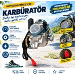 80 cc Scooter Performance Karbüratör - 50CC'DEN 80CC Yükseltilmiş Tüm Çin Scooter Ile Uyumlu Arasmto