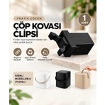Tasarım Evi Dokunmatik Çöp Kovası Clips Kapağı Yedek Siyah Plastik 1 Parça Çok Amaçlı Kullanım