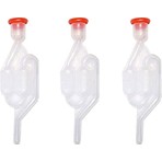 Mey İthalat Fermantasyon Tüpü; Şeffaf Fermantasyon Hava Kilidi, Şarap Çek Valfı, Fermantasyon Vanası 3pc Fermantasyon Tüpü Şarap Fermantasyonu Şarap Birası Yapımı Için Plastik Fermantasyon Kilit Stoperi