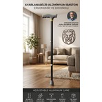 Transformacion Ayarlanabilir Alüminyum Medikal Baston T Saplı Ortopedi Yürüme Destegi 59-96 cm  723654