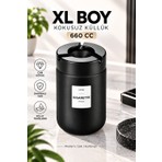Genchome Homeware Xl Boy Cam Kokusuz Küllük 660 cc Kapaklı Ev Ofis Masaüstü Şık Büyük Küllük