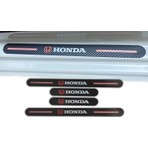 Aksefuar Lazer Honda Grubu ile Uyumlu Carbon Kapı Eşiği Kırılmaz (Ön Arka 4lü Set)