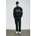 Lufian Pıeces Erkek Sweatshirt Siyah