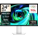 TCL 24G54 Ofis ve Çalışma Monitörü 24" 100Hz Fhd Mini LED Va Panel Ev, Okul ve Iş Ekranı (Hdmı+Vga, 400 Nits, Göz Koruma) (TCL Türkiye Garantili)