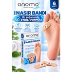 Onomo Health Yumuşak Dokulu Nasır Bandı 6 Adet El ve Ayak Bakımı İçin Etkili Çözüm