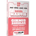 Yediiklim Yayınları Yediiklim 2027 AGS KPSS ALES DGS Sözel Mantık Tamamı Çözümlü Çıkmış Sorular