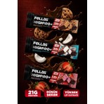 Fellas Çikolata Kaplı HighPro+ Protein Bar (50 G) Deneme Paketi 3'lü