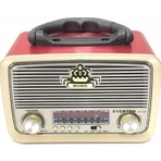 Everton Atasbey - Everton Vt-3101 Bluetooth Nostalji Şarjlı 3 Band Radyo Usb Sd Aux Mp3 Player