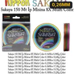 Nippon Sakaya 150 mt Ip Misina 8x Multi Color
