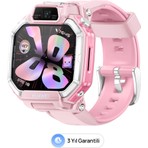 Huawei Watch Kids X1 Akıllı Çocuk Saati - Pembe, 3 yıl Garanti, 360° Dönen Çift Kamera, Hd Görüşme, Hassas Konum Takibi