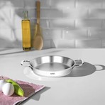 Nehir Silver Çelik Italyan Omlet Sahan 20 cm Kapaksız