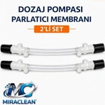 Mira Clean Miraclean Parlatıcı Dozaj Pompası Membranı 2'li Set – Yedek Parça