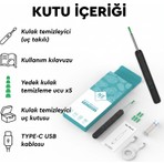Akıllı Kulak Temizleme Cihazı - Kameralı - Wifi ve Mobil Uygulama Uyumlu
