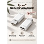 Type-C Dönüştürücü Adaptör Usb-C To Lightning Şarj ve Veri Aktarım Aparatı