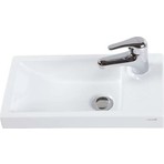 Creavit Elmas Beyaz Tezgah Üstü Çanak Lavabo 25 x 45 cm Kolay Temizlik Özelliği ile TP025