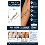 1 Ay Kalıcı 24 Saat Sonra Kararan 5x5 cm Küçük Boy Atatürk Imza Dövmesi Model Geçici Dövme Tattoo