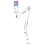 Havit Gamenote GK65 Pro Rgb Oyuncu ve Yayıncı Mikrofonu - 192KHZ/24BIT Ses Kartlı & Akrobat Kollu Set Beyaz