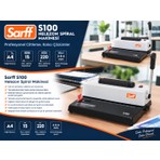 Sarff S100 Helezon Spiral Ciltleme Makinesi
