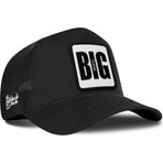 BlackBörk Big Think Logolu Siyah Trucker Şapka