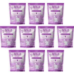 Freshy Gold Kedi Kumu 10 Aylık Set - 3,8 lt Kokusuz Kalın Taneli Topaklaşmayan 10'lu