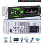 Kingwin Çift USB / Çift Rca Amfi Çıkışlı Ekstra Bass 7 Renk Rgb Oto Teyp - Bluetooth & Uzaktan Kumandalı