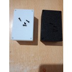 Proje Kutusu 90*50*40 mm 3 Renk Siyah Beyaz Mavi