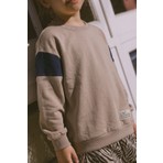 Cigit Garni Detaylı Sweatshirt 2-10 Yaş S Vizon
