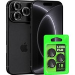 Apple iPhone 18 Pro Max Raze Metal Kamera Lens - Siyah