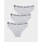 GOST LİRİA - Bare Kadın Slip 3 lü Paket Beyaz