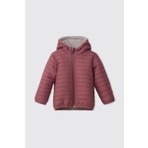 Panço Kız Bebek/çocuk Kapüşonlu Içi Polar Gül Kurusu Mont