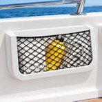 Goldsea Marine Sealux Tekne Karavan Eşya Taşıyıcı File Beyaz Büyük Boy 25 x 12 x 2 cm