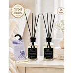 Royal Mum Black Vanilya 2'li Çubuklu Oda Kokusu 50 ml - Kalıcı ve Ferah Ev Kokusu