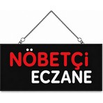 TeknoKapsül Işıklı Tak Çalıştır Hazır Tabela Nöbetçi Eczane