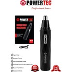 Powertec Tr-50 Profesyonel Type-C Şarjlı Burun & Kulak Kılı Tıraş Makinesi