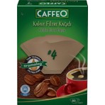 Caffeo 4 Numara Filtre Kahve Kağıdı 80 Adet ( Doğal Kağıt)