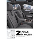 Gm Design Oniks Serisi Tay Tüyü Ön 2 Oto Koltuk Kılıfı (Doblo Van-Panelvan 1+1-Fiorino-Combo)