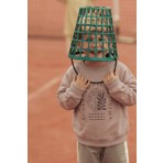 Cigit Dağ Baskılı Sweatshirt 3-9 Yaş Bej
